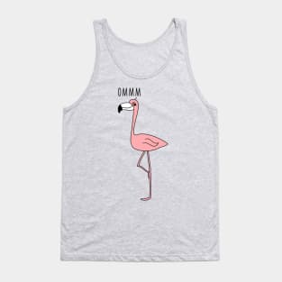 Funny yoga flamingo Tank Top